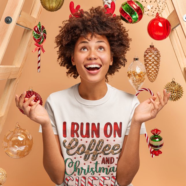 Coffee and Christmas Cheer  T-Shirt (Creator Uploaded)