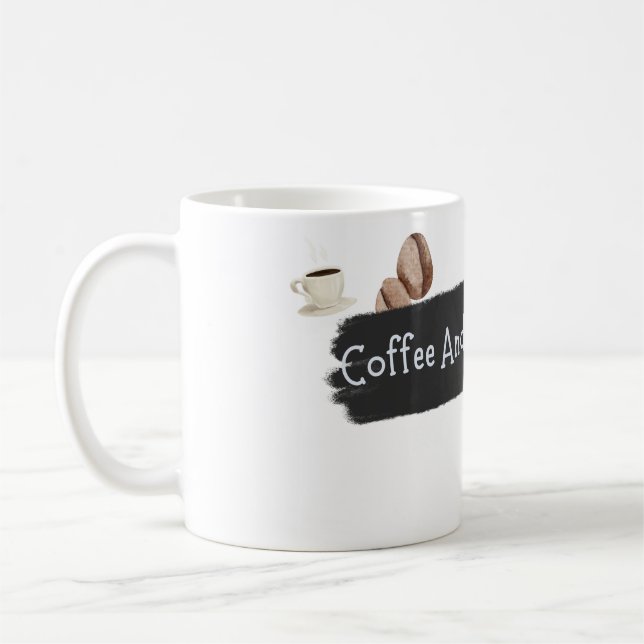 Coffee and Confidence Mug (Left)