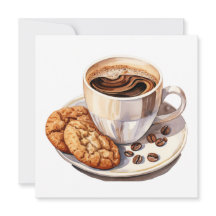 Coffee and Cookies Note Card