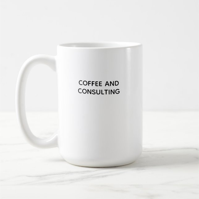 Coffee and Counseling Mug, Appreciation Gift For S Mug (Left)