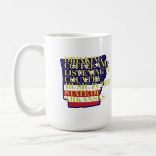 Coffee and Country Music in Arkansas Mug