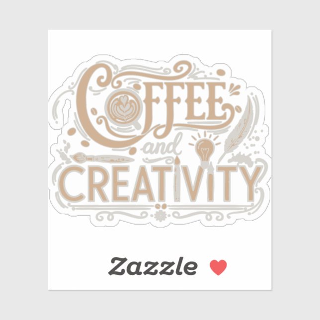 Coffee and Creativity Typography (Sheet)