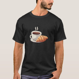coffee and croissant T-Shirt