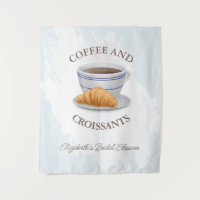 Coffee and Croissants Bridal Shower