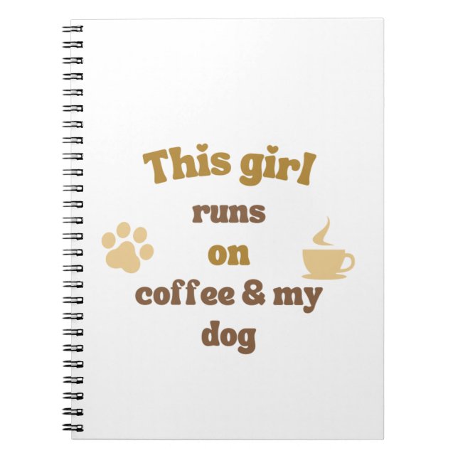 coffee and dog notebook (Front)