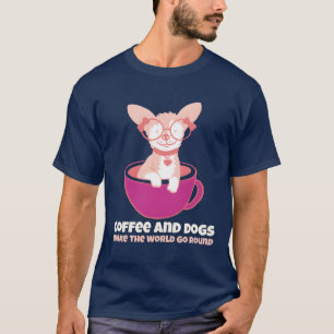 Coffee and Dogs gift girl T-Shirt