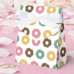 Coffee and Donut Pattern  Favour Box