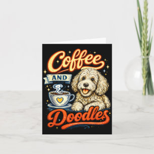 Coffee And Doodles Funny Doodle Coffee Club Pet Card