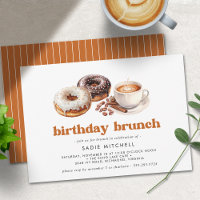 Coffee and Doughnuts | Fun Any Age Birthday Brunch