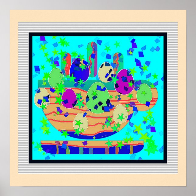 Coffee And Eggs Art  Poster (Front)