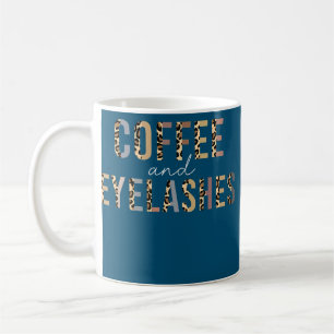 Coffee And Eyelashes Leopard Lash Artist Lash Coffee Mug