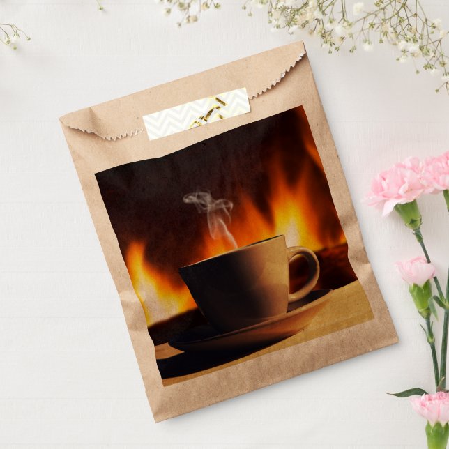 Coffee and fireplace favour bag (Sealed)