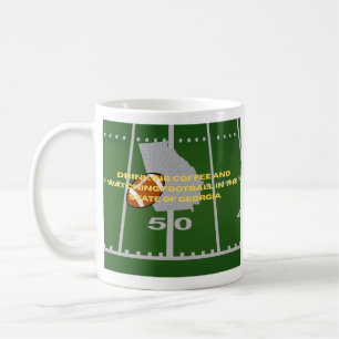 Coffee and Football in Georgia  Coffee Mug