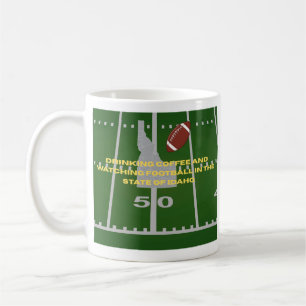 Coffee and Football in Idaho Coffee Mug