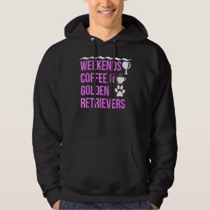 Coffee And Golden Retriever Hoodie