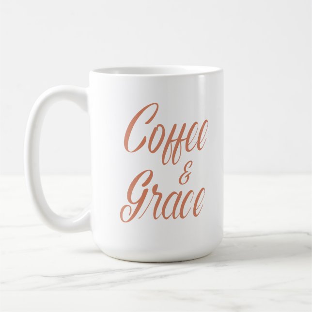 Coffee And Grace Mug (Left)