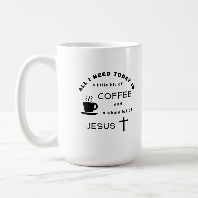 Coffee and Jesus Mug (Left)