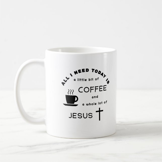 Coffee and Jesus Mug (Left)