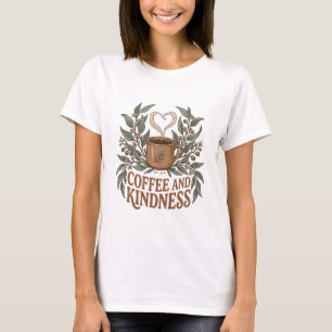Coffee and Kindness Retro Eucalyptus Mug T-Shirt