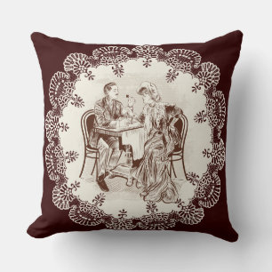 coffee and love cushion