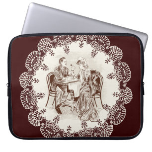 coffee and love laptop sleeve