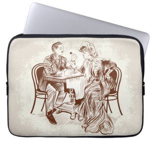 coffee and love laptop sleeve