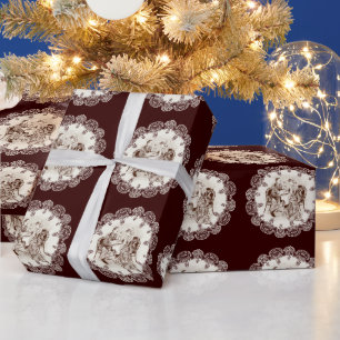 coffee and love wrapping paper
