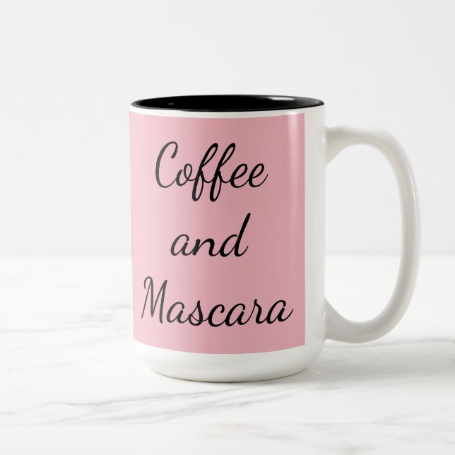 Coffee and Mascara Coffee Tea Cup (Right)