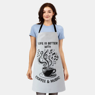Coffee and Music Apron