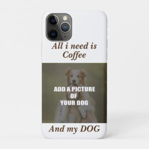 Coffee and my Dog Throw Pillow iPhone 11 Pro Case