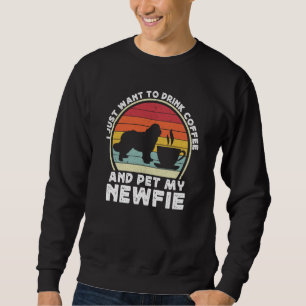 Coffee And Newfie For Men Women Newfoundland Dog D Sweatshirt