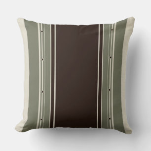 Coffee and Olive    Cushion