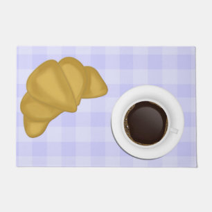 coffee and pastry doormat
