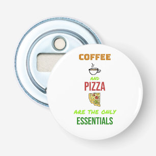 Coffee and Pizza Bottle Opener