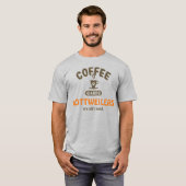 Coffee and Rottweilers T-Shirt (Front Full)