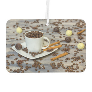 Coffee and spices car air freshener