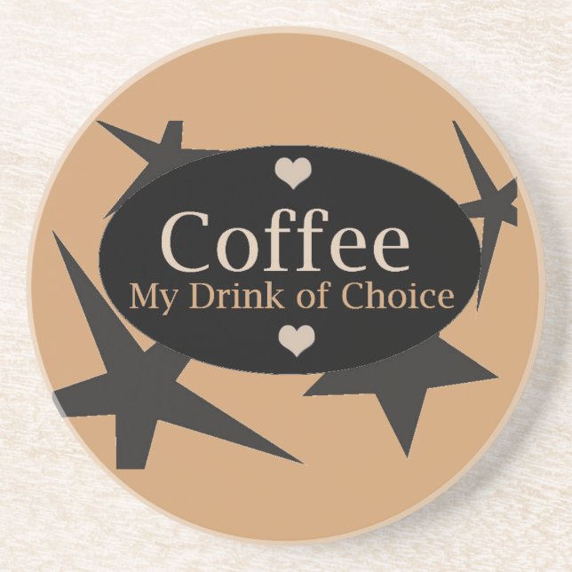 Coffee And Stars Coaster (Front)