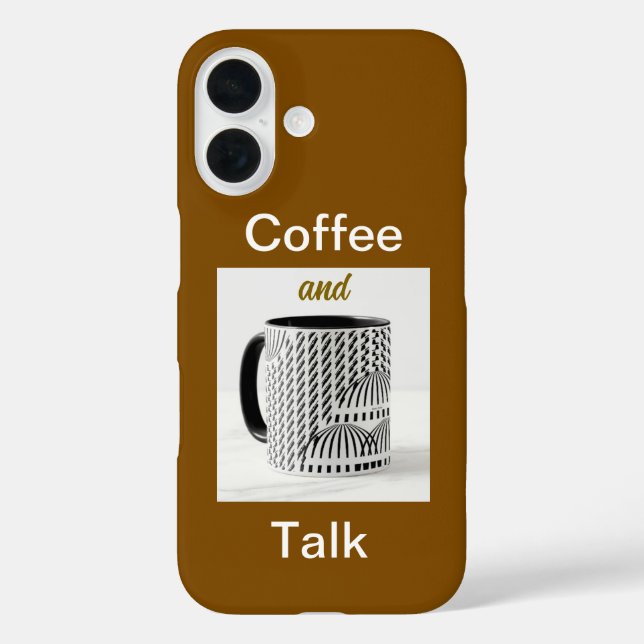 Coffee And Talk Brown  Case-Mate iPhone Case (Back)