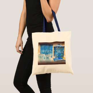 Coffee And Tea Picture Tote Bag
