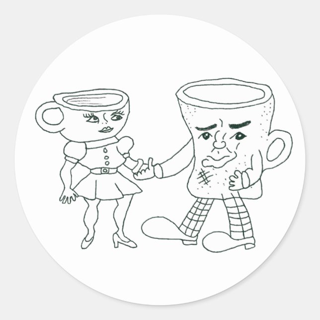 Coffee and Tea sticker (Front)