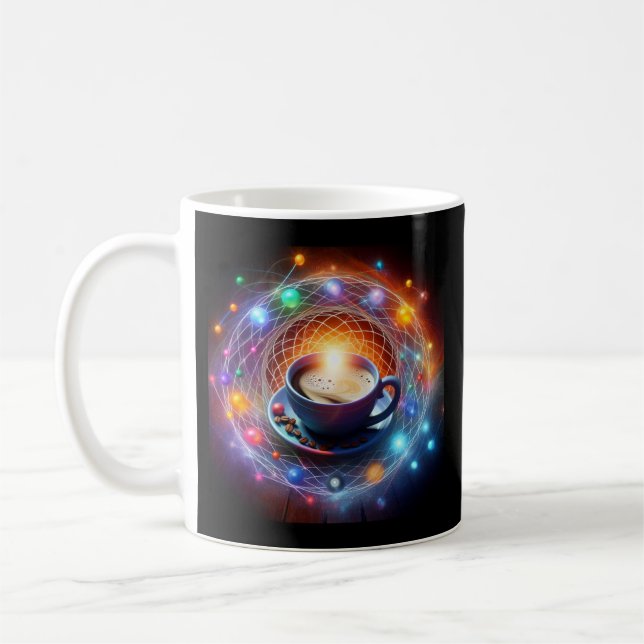 Coffee and the Cosmos: A Syzygy of Energy Mug (Left)
