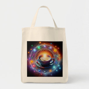 Coffee and the Cosmos: A Syzygy of Energy Tote Bag