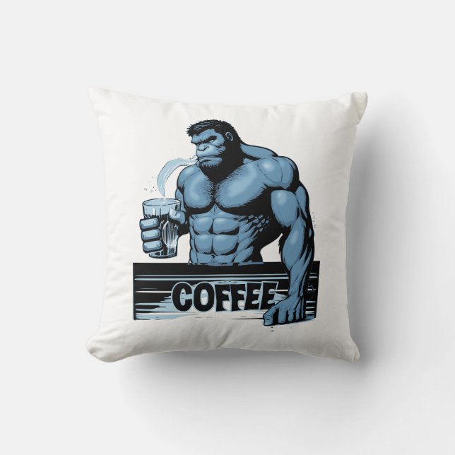 Coffee Ape  Cushion (Front)