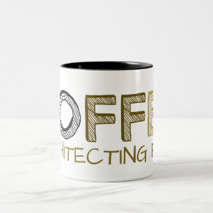 Coffee Architecting Fuel Two-Tone Coffee Mug