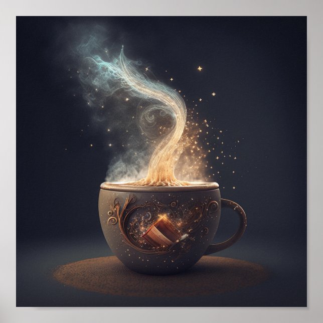 'Coffee Art 1' Poster (Front)