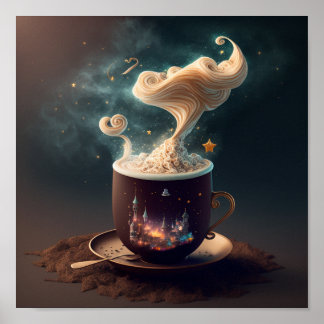 'Coffee Art 3' Poster