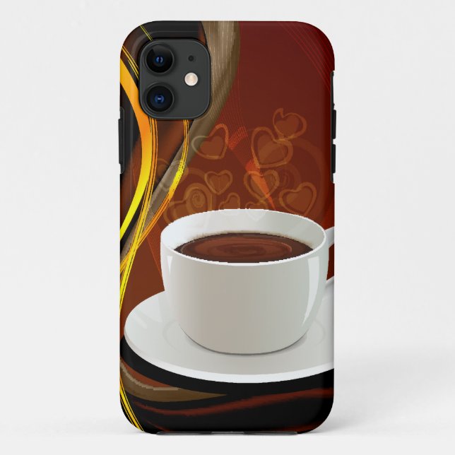 Coffee Art Cafe Case-Mate iPhone Case (Back)