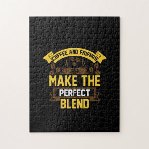 Coffee Art Coffee And Friends Jigsaw Puzzle