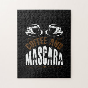 Coffee Art Coffee And Mascara Jigsaw Puzzle