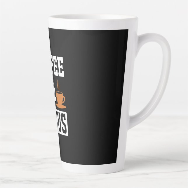Coffee Art Coffee & Jesus Latte Mug (Right)